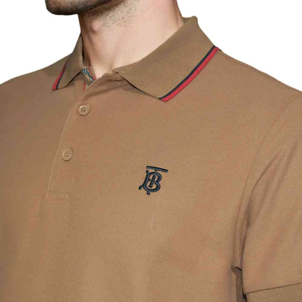 Burberry Icon Stripe Brown Premium T-shirt-2