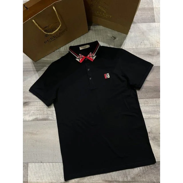 Burberry Black Premium Quality Polo Tees-6