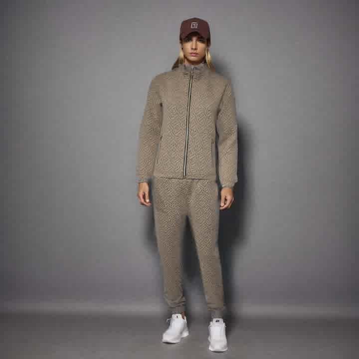 Brown Burberry Blue Premium Quality Tracksuit