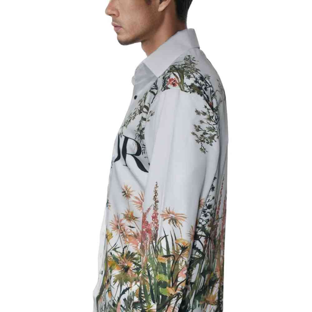 Christian Dior Flower Printed Premium Quality Shirt-3