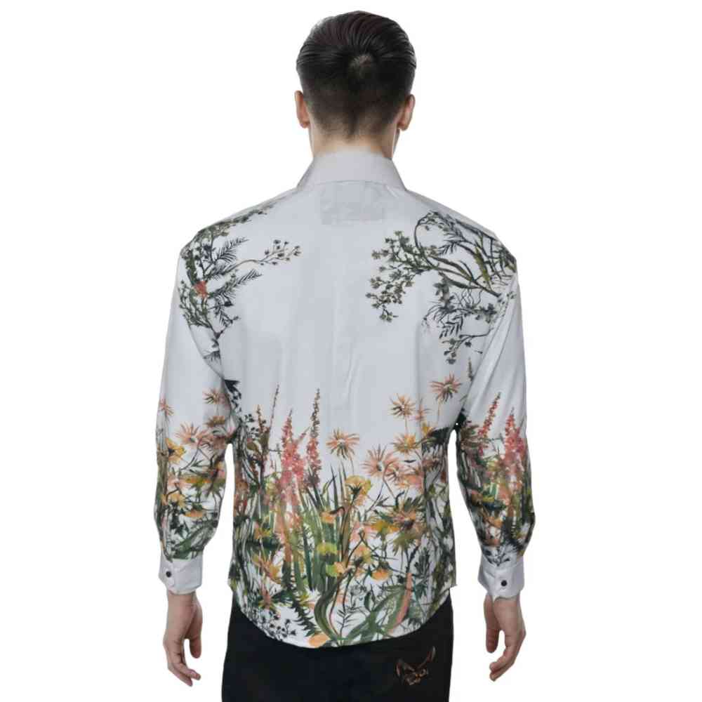 Christian Dior Flower Printed Premium Quality Shirt-1