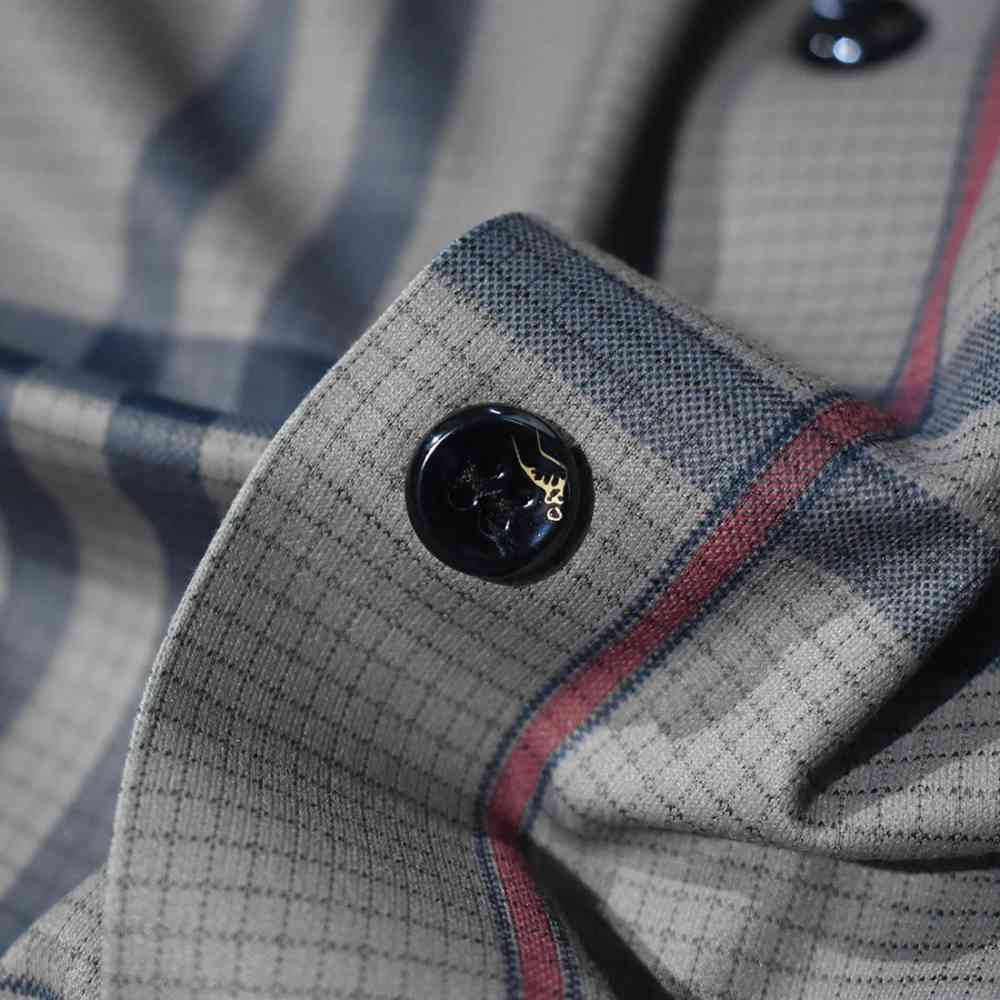 Burberry Grey Premium Quality Shirt-4