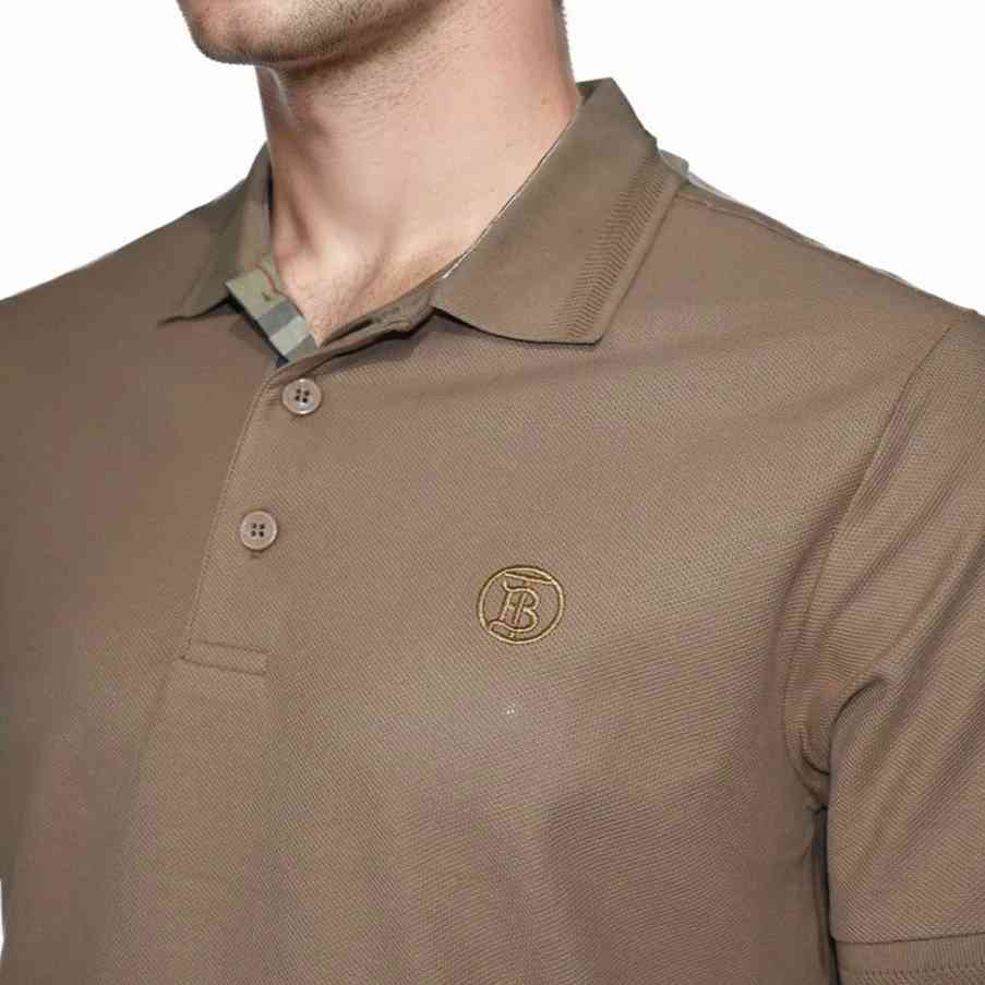 Burberry Brown Premium Quality T-shirt-2