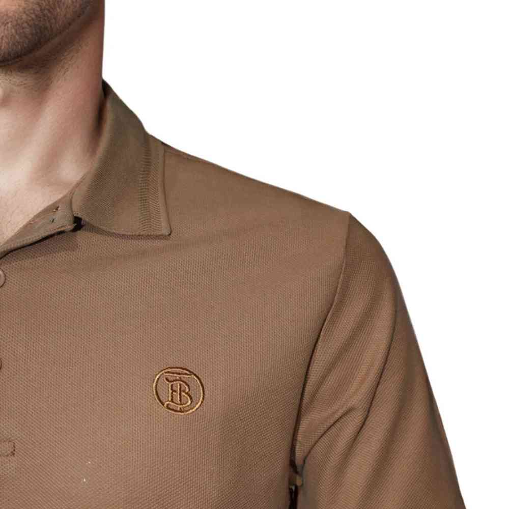 Burberry Brown Premium Quality T-shirt-4