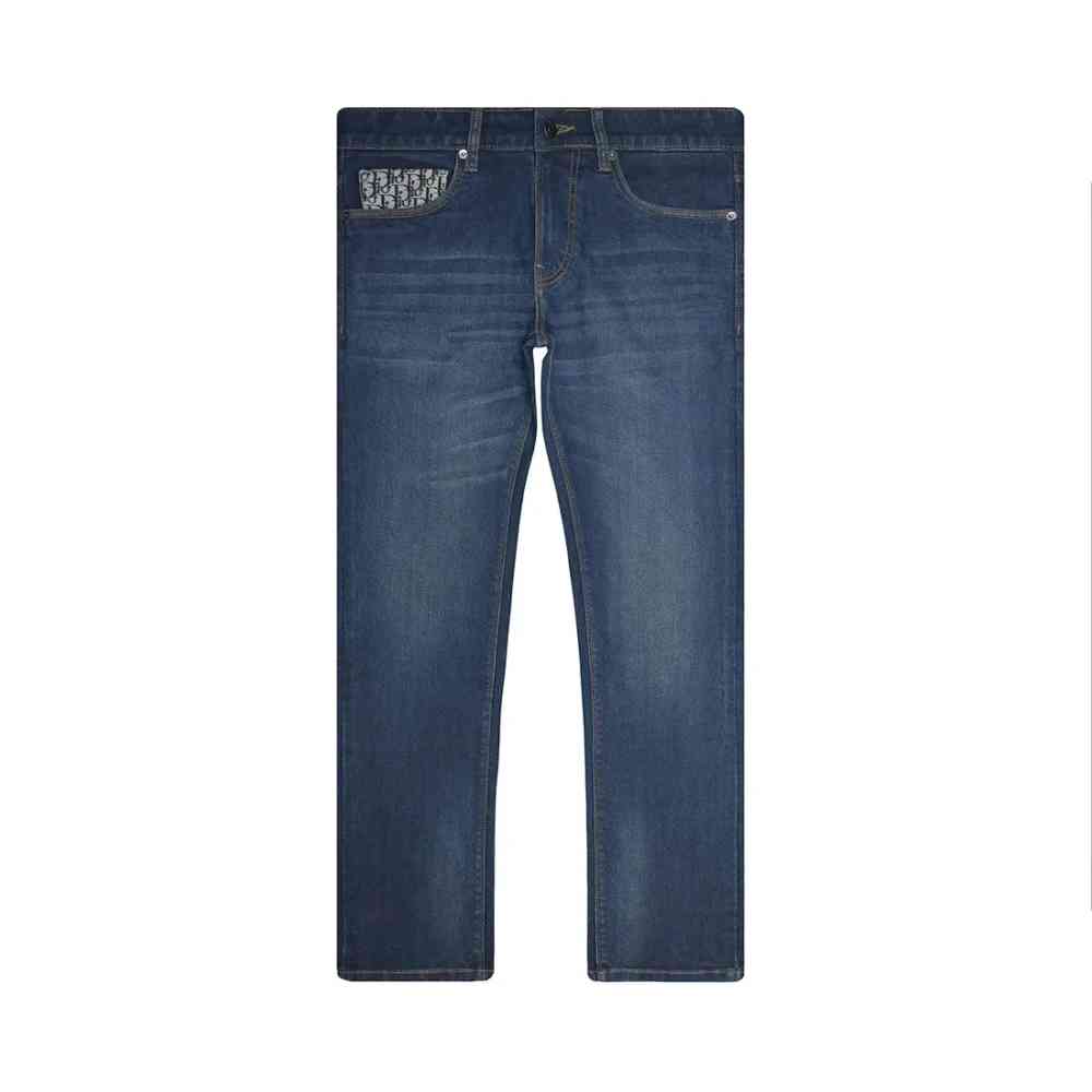Dark Blue Dior Light Blue Premium Quality Jeans