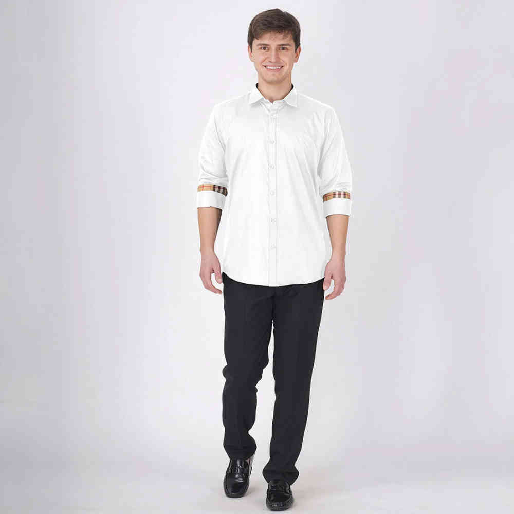 Burberry White Premium Quality Shirt-2