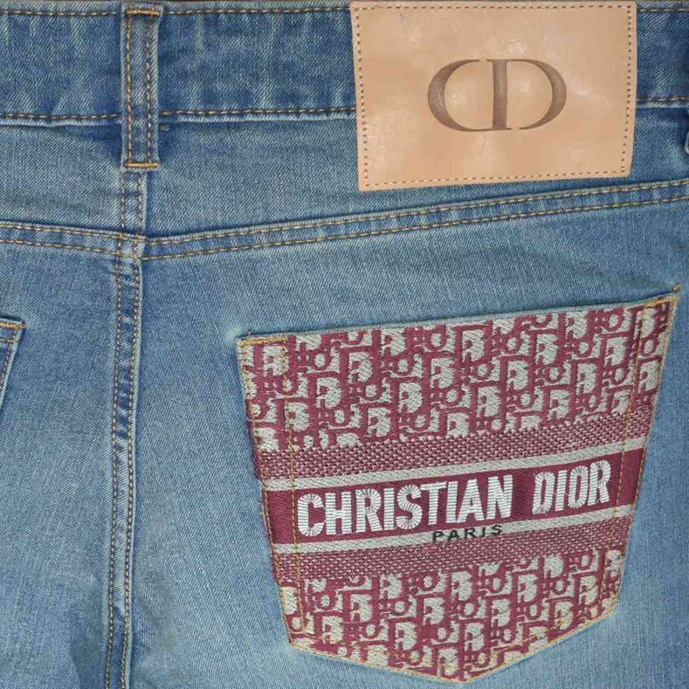 Dior Light Blue Premium Quality Jeans-thumb-3