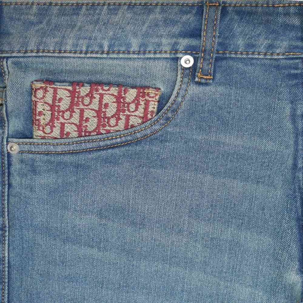 Dior Light Blue Premium Quality Jeans-thumb-2