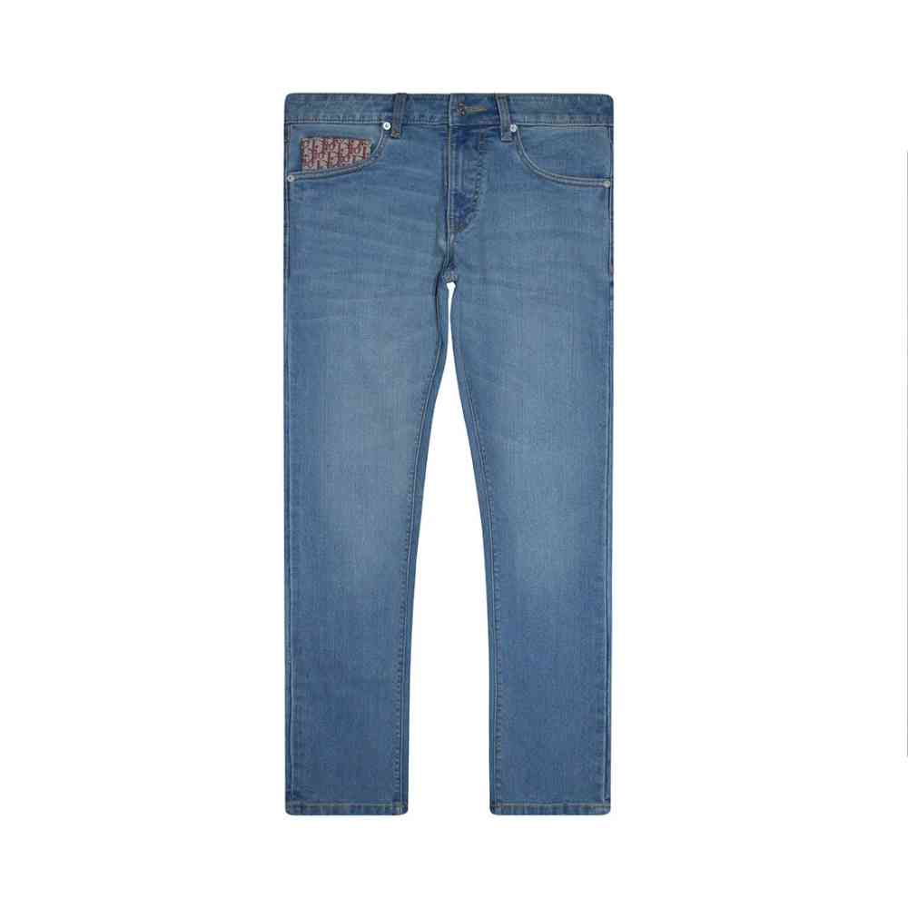 Dior Light Blue Premium Quality Jeans-thumb-0