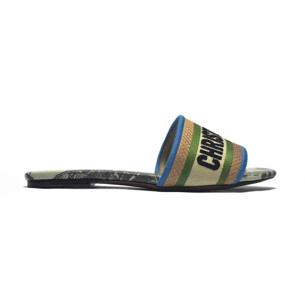 Christian Dior Forest Printed Premium Quality Flat Sandals-2