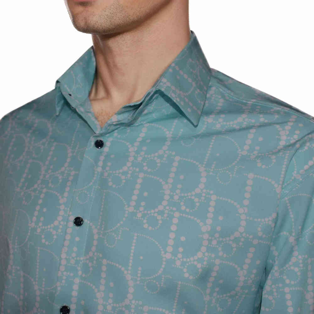 Christian Dior Sky Blue Premium Quality Shirt-2