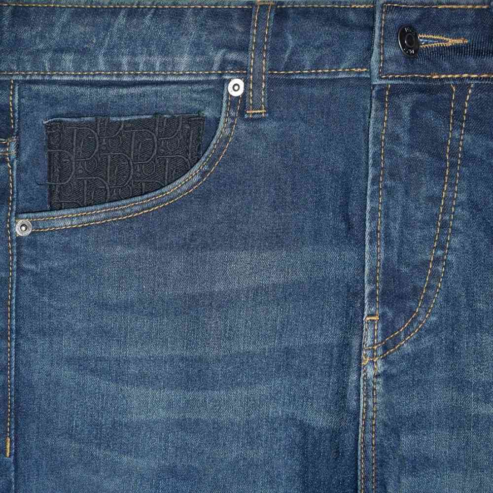 Dior Dark Blue Premium Quality Jeans-thumb-2