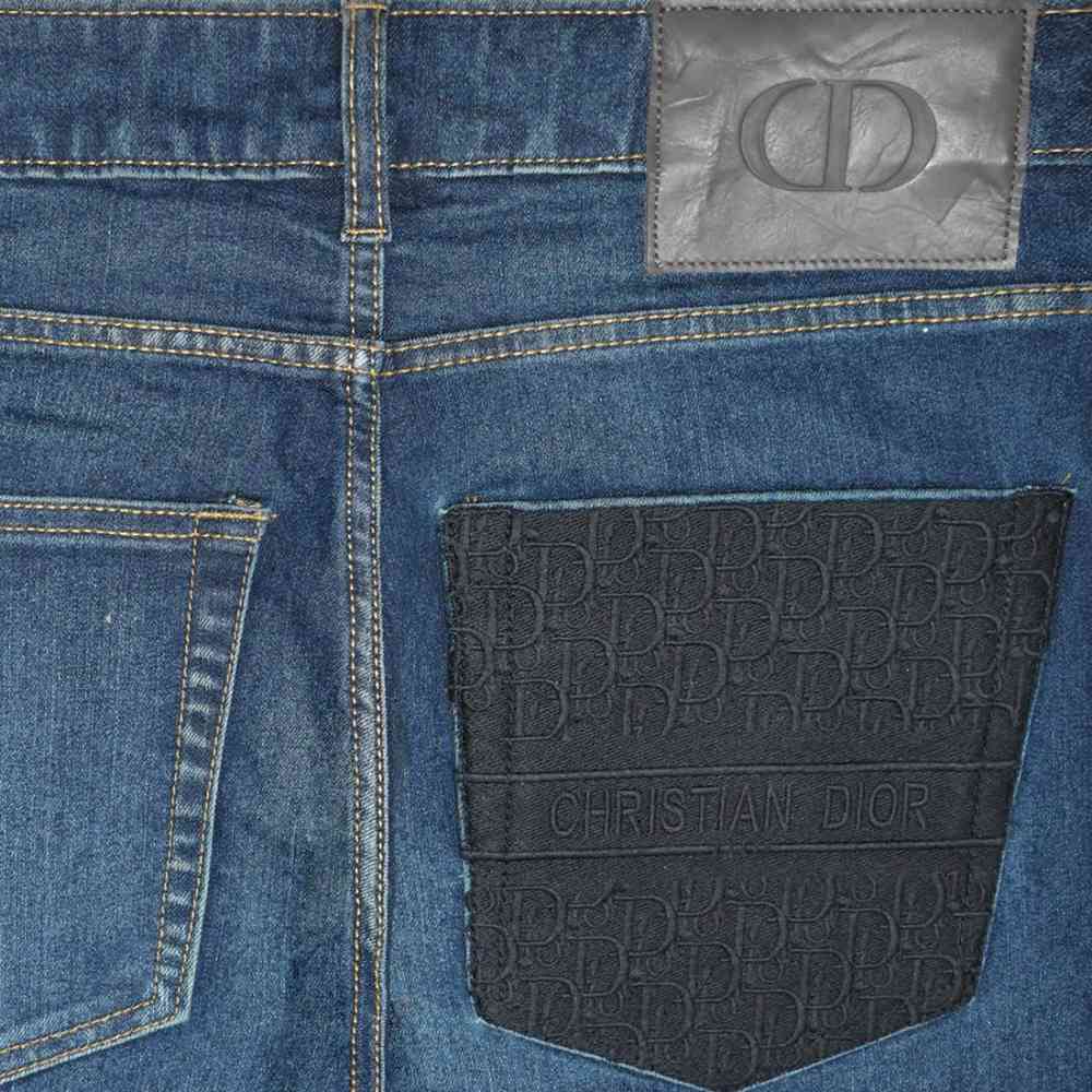 Dior Dark Blue Premium Quality Jeans-thumb-3