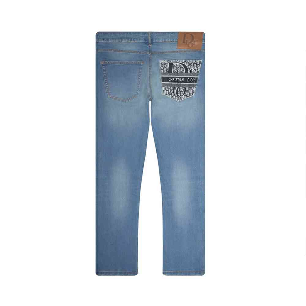 Dior Light Blue Premium Quality Jeans-5