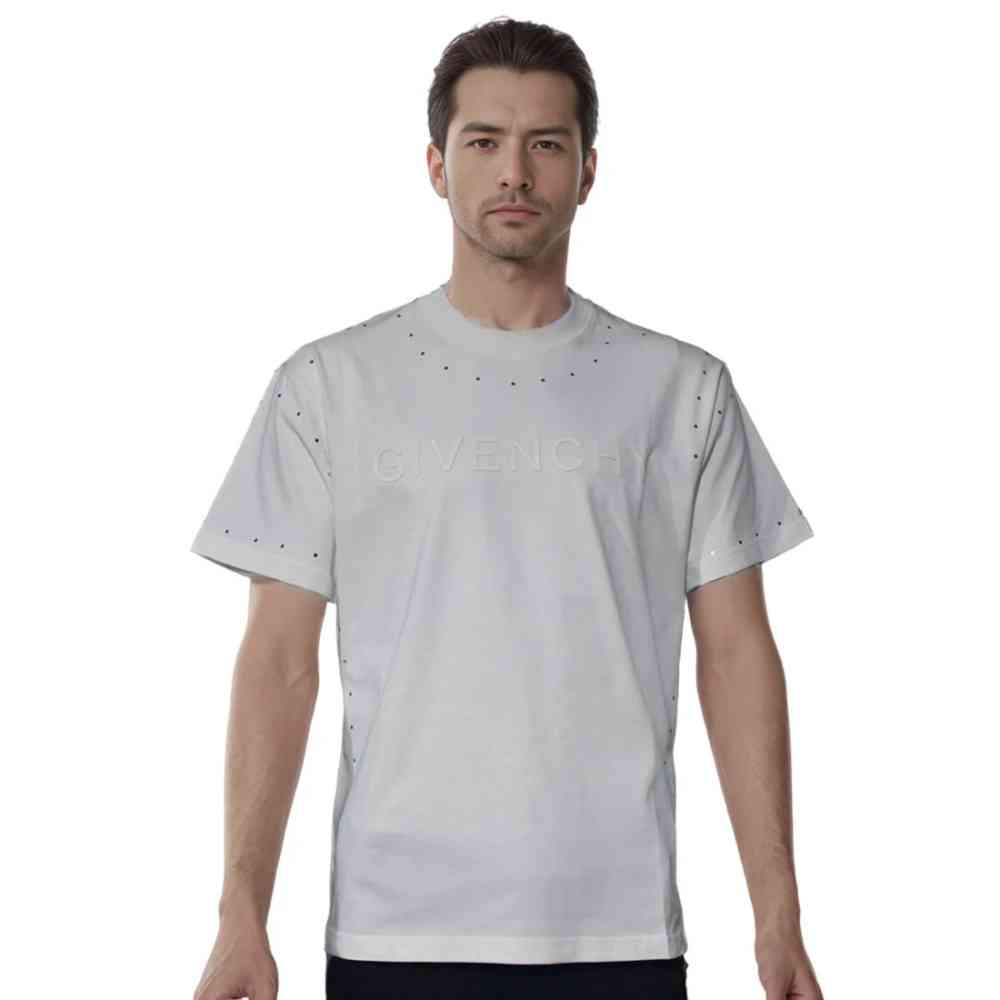 White Givenchy Black Premium Quality Short Sleeve T-shirt
