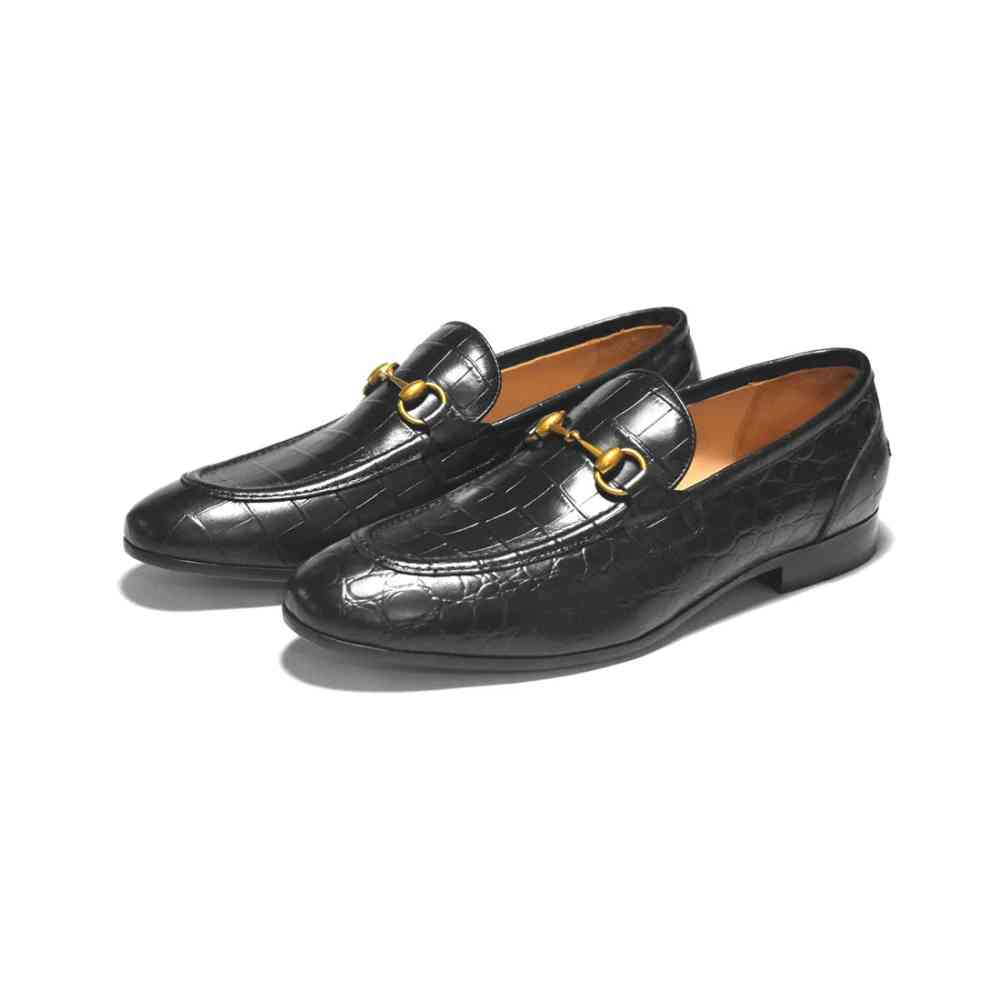 Black Gucci Brown Premium Quality Loafers