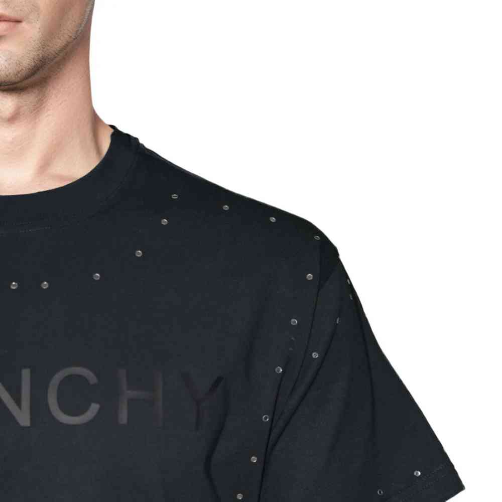 Givenchy Black Premium Quality Short Sleeve T-shirt-4