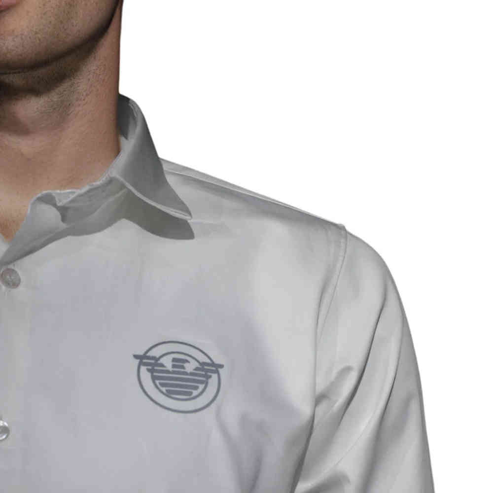 Giorgio Armani White Premium Quality Long Sleeve Shirt-5