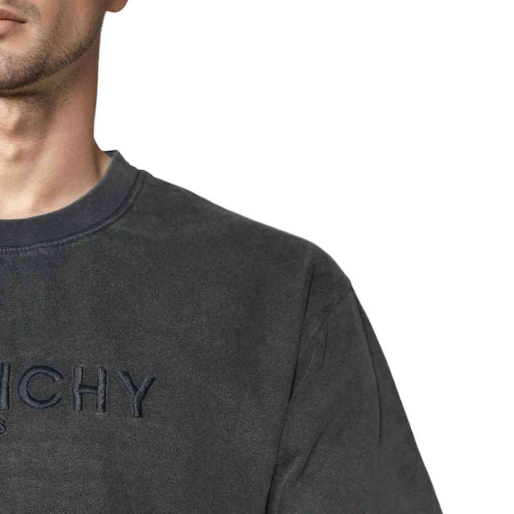 Givenchy Embroidered Black Premium Quality T-shirt-4