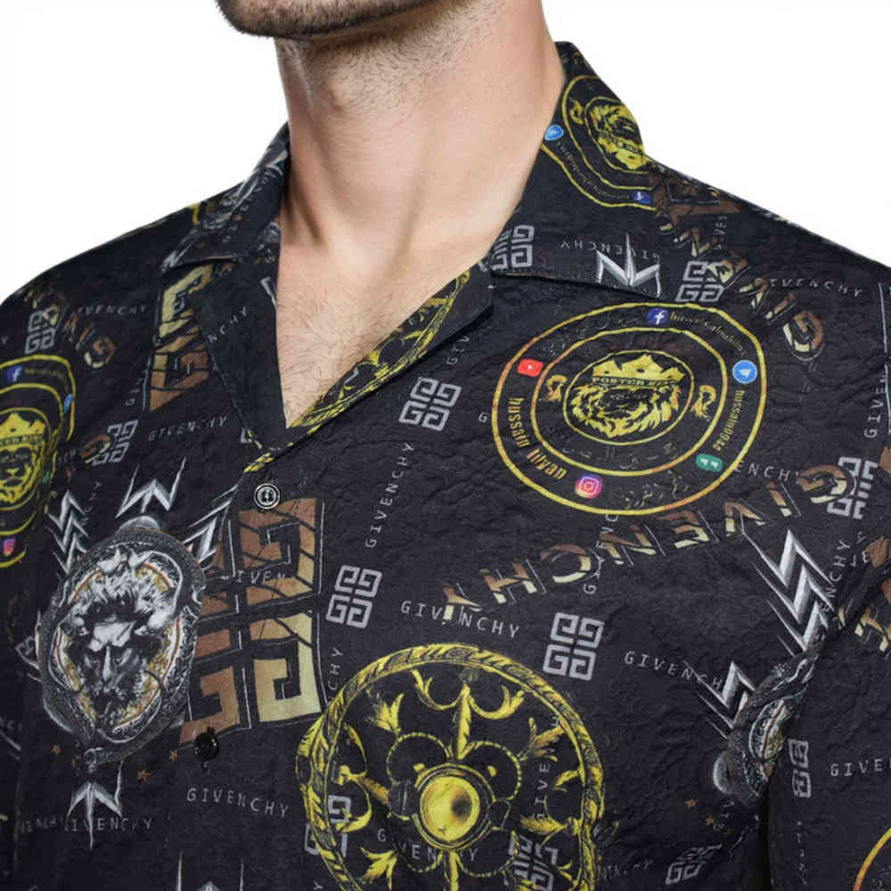 Givenchy Printed Black Premium Quality Shirt-2