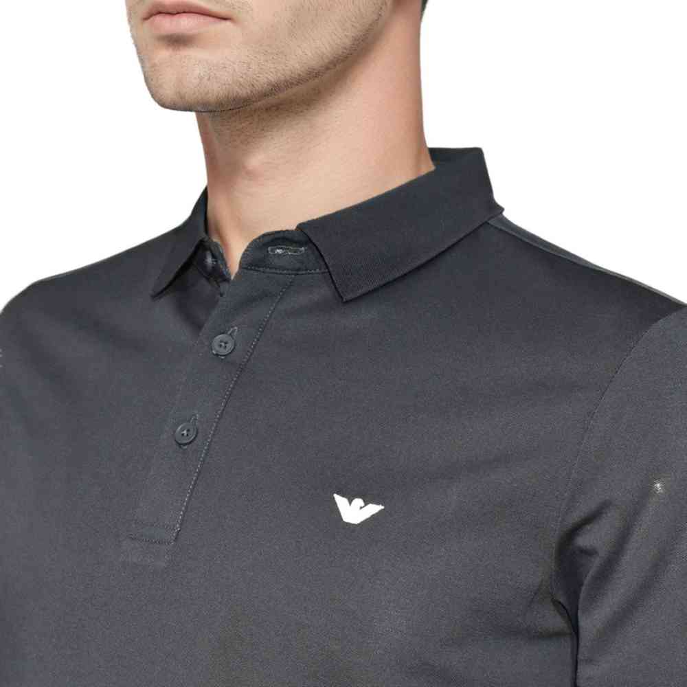Emporio Armani Embossed logo Dark Grey Premium T-shirt-2