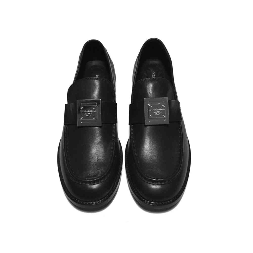 Dolce & Gabbana Black Premium Quality Loafers-thumb-3