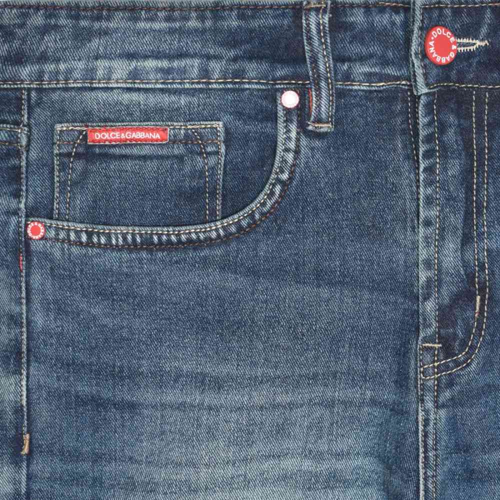 Dolce & Gabbana Dark Blue Premium Quality Denim Jeans-3