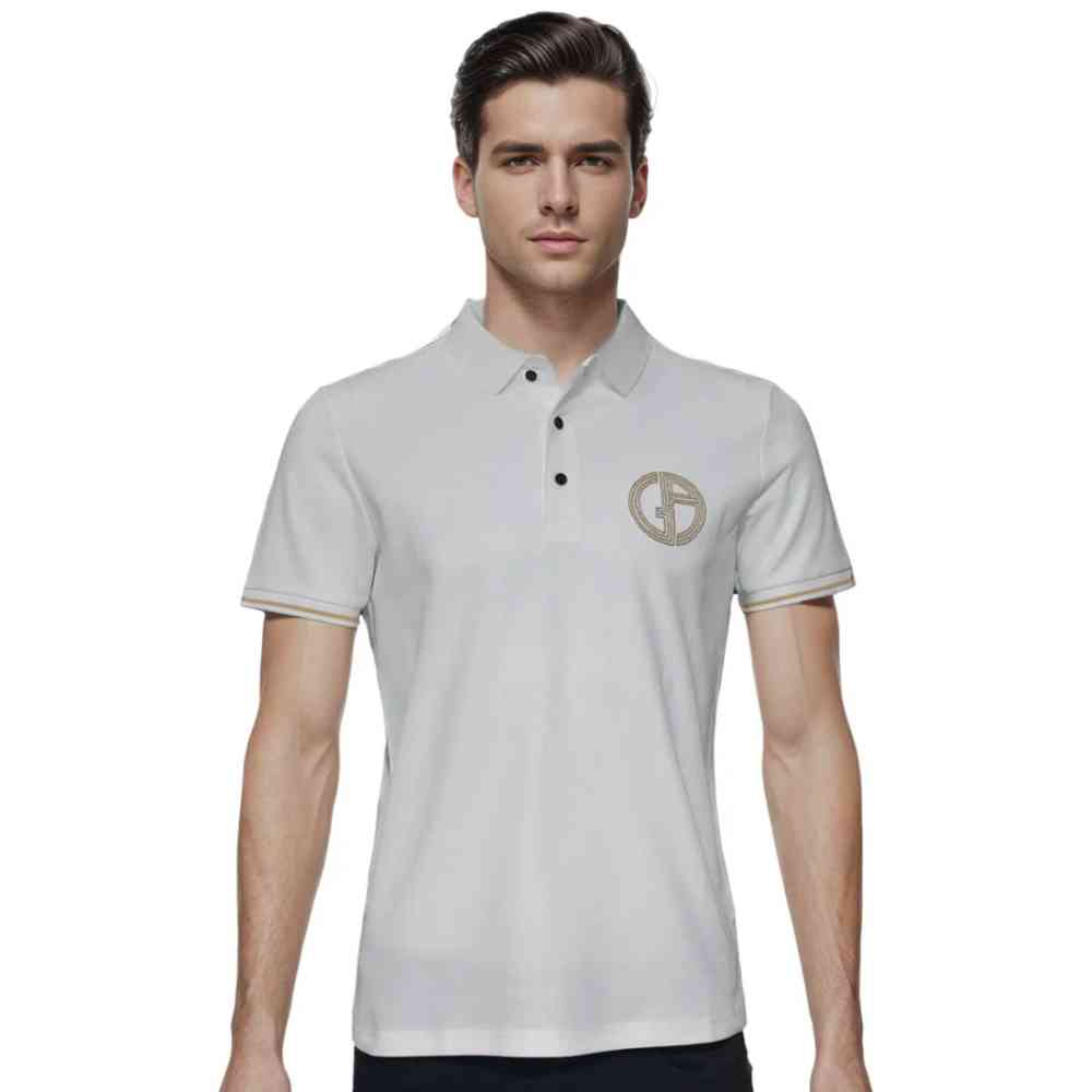 Giorgio Armani White Premium Quality T-shirt-thumb-0