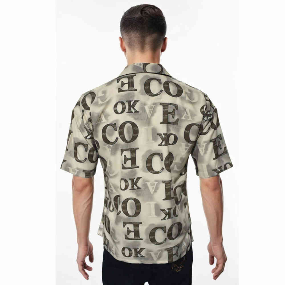 Dolce & Gabbana Brown Premium Quality Half-Sleeve Shirt-1