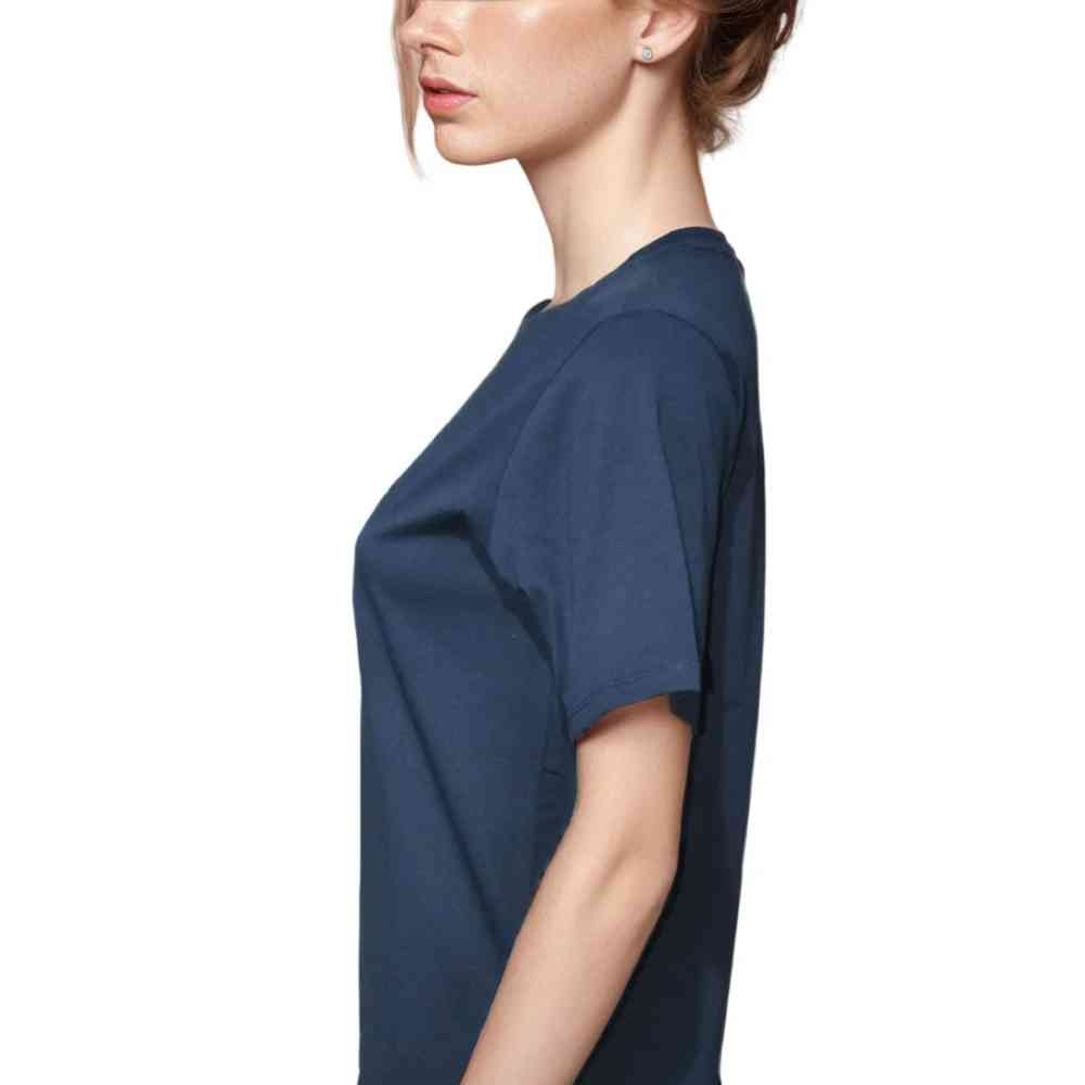 Emporio Armani Blue Premium Quality Women T-shirt-2