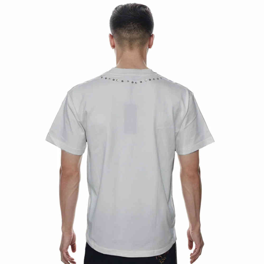 Dolce & Gabbana Studded logo White Premium T-shirt-thumb-3