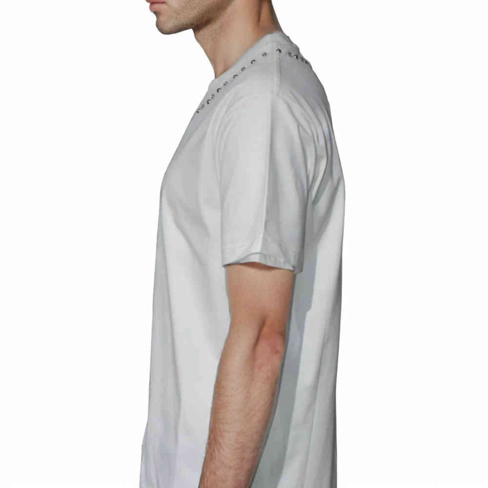 Dolce & Gabbana Studded logo White Premium T-shirt-thumb-4