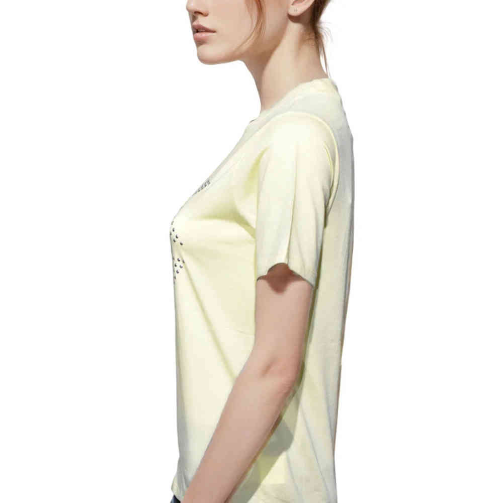 DKNY Yellow Premium Quality Women T-shirt-thumb-2