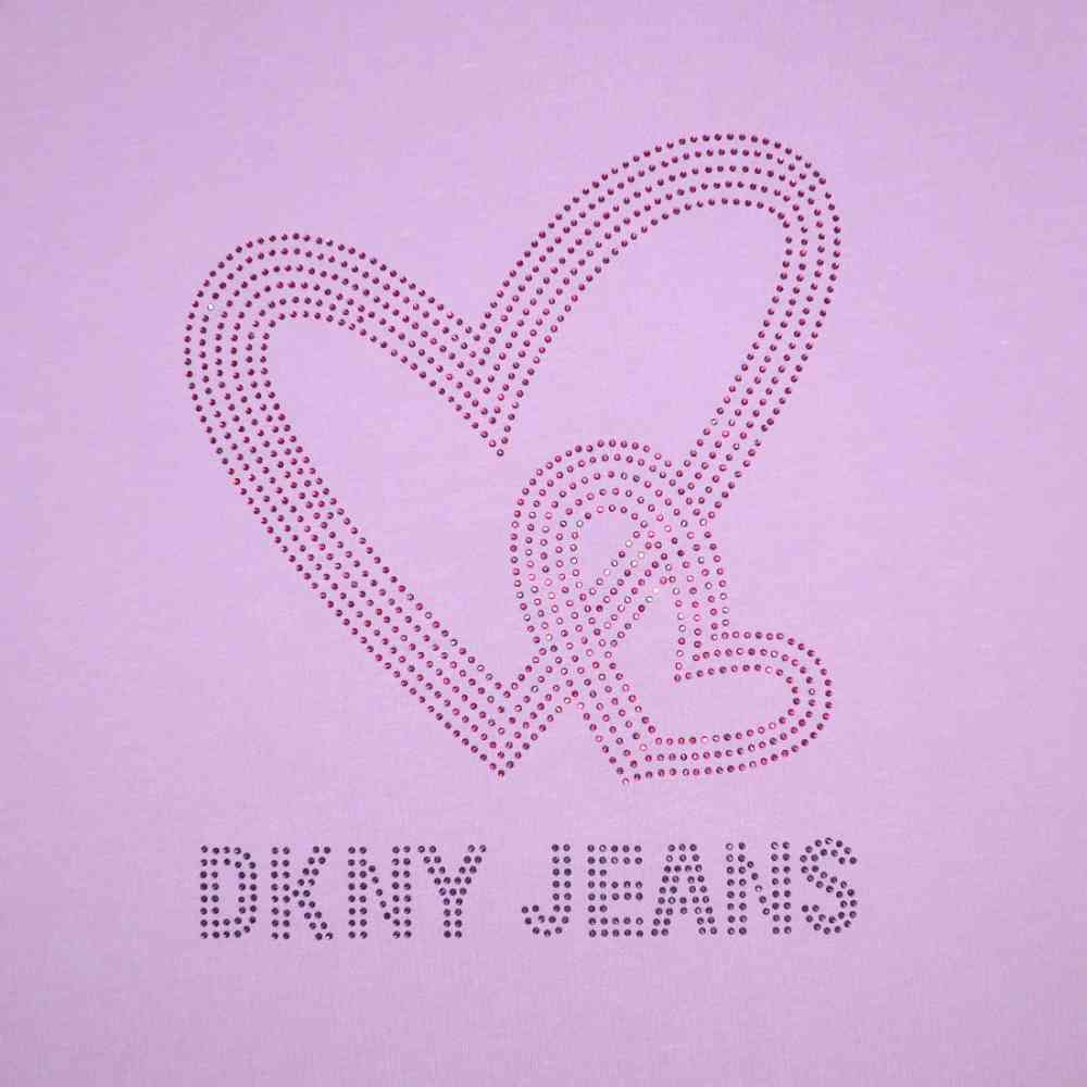 DKNY Pink Premium Quality Women T-shirt-thumb-3