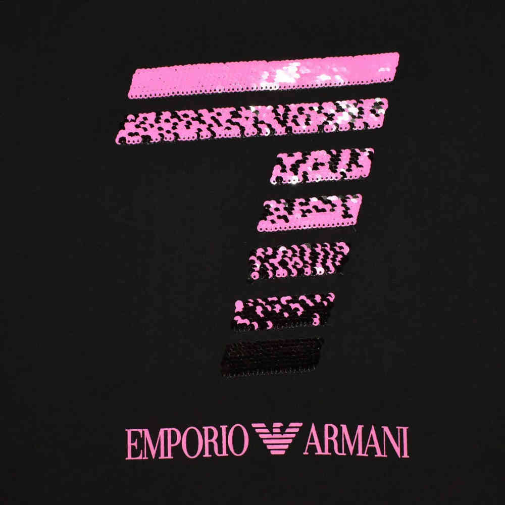 Emporio Armani Black Premium Quality Women T-shirt-3