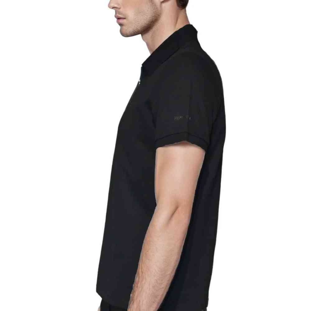 Salvatore Ferragamo Embroidered logo Black Premium T-shirt-3