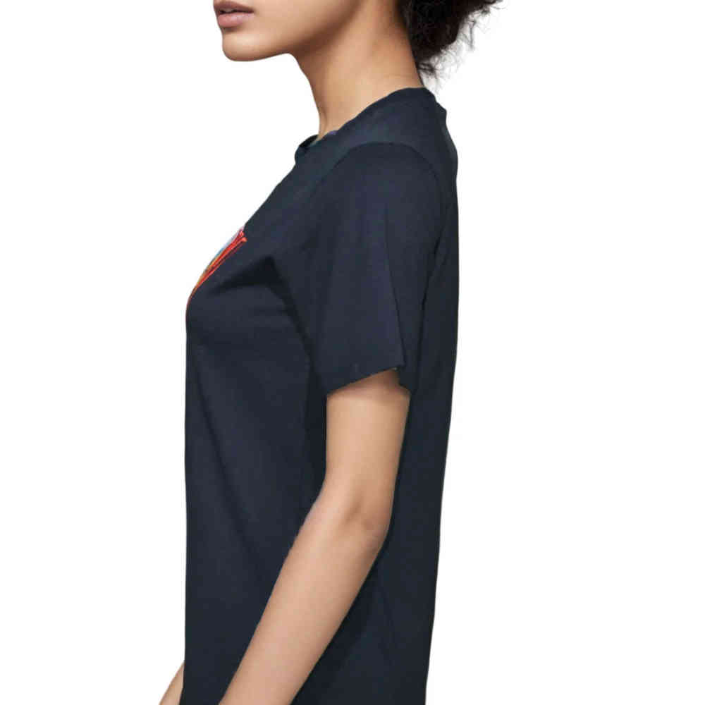 DKNY Dark Blue Premium Quality Women T-shirt-2