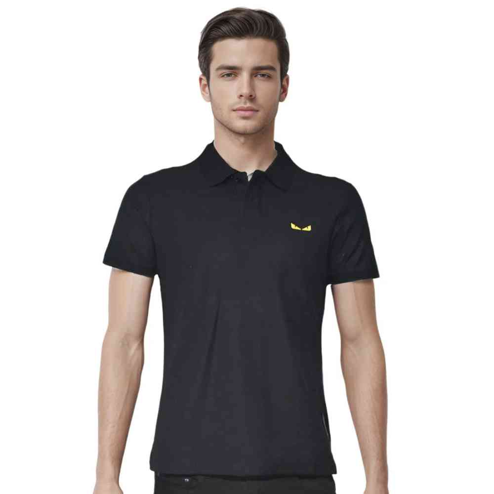 Black Fendi Navy Blue Premium Quality T-shirt