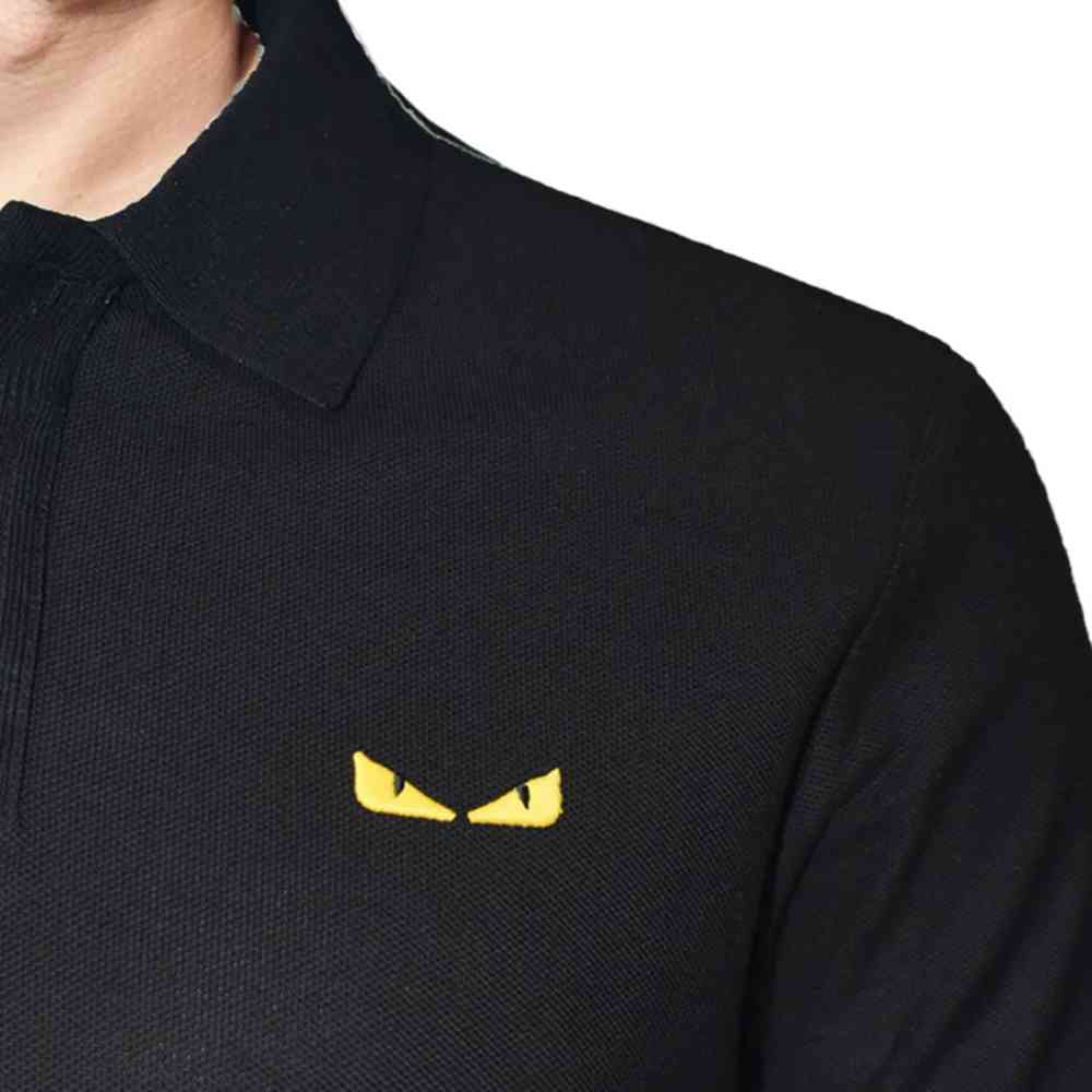 Fendi Black Premium Quality T-shirt-4