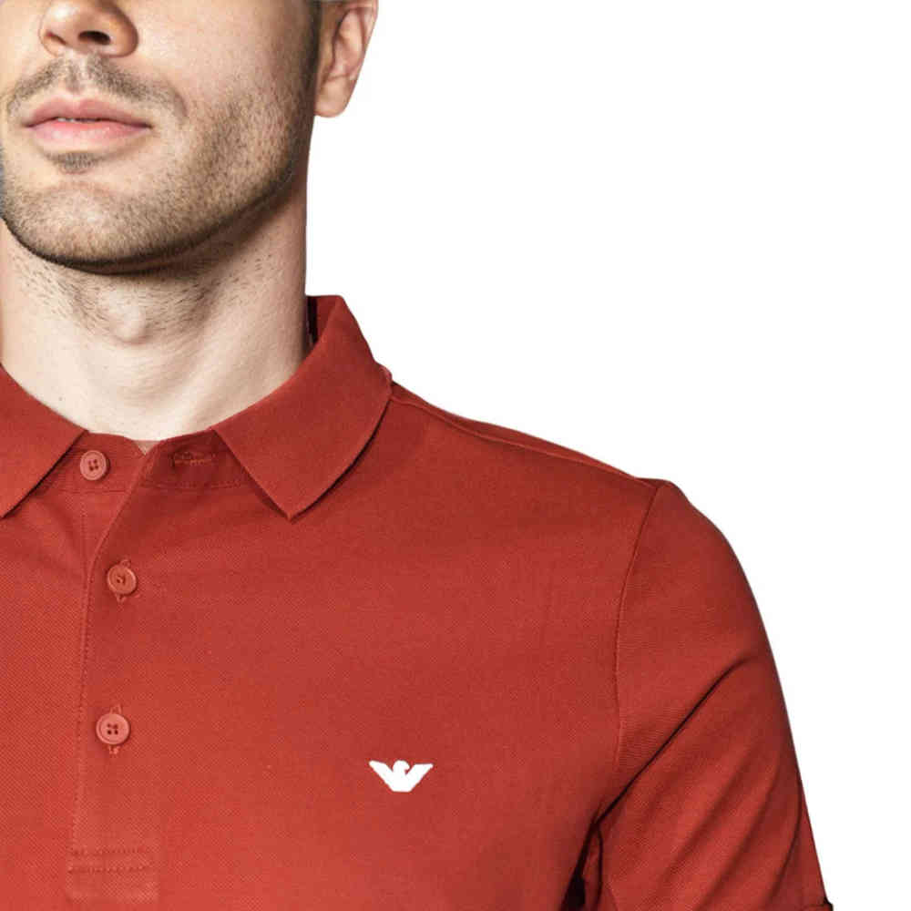 Emporio Armani Red Premium Quality T-shirt-4