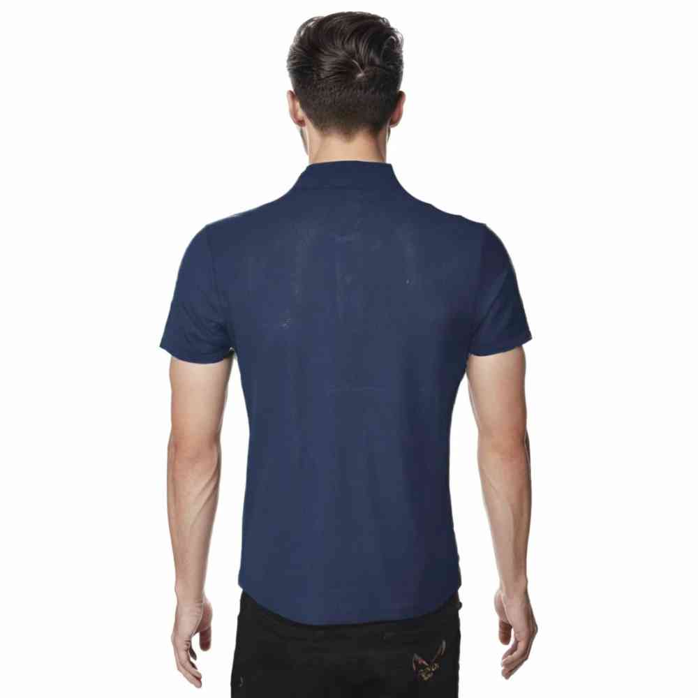 Fendi Navy Blue Premium Quality T-shirt-thumb-1