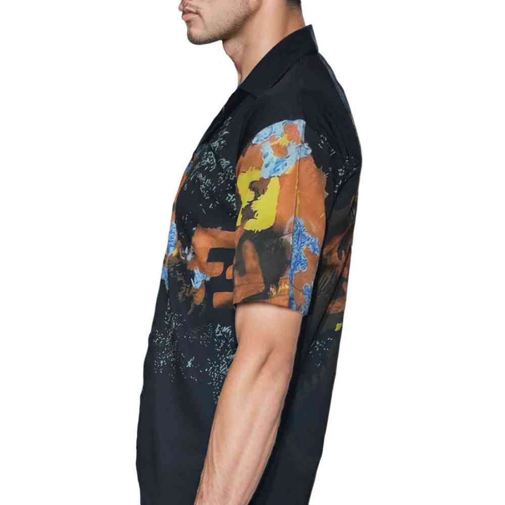 Fendi Tarboro Printed Premium Quality Half Sleeve Shirt-3