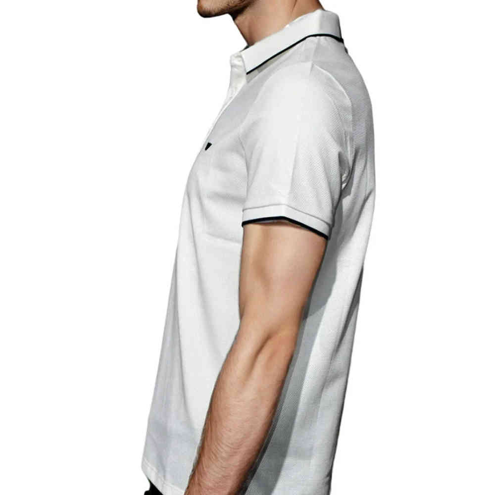 Emporio Armani White Premium Quality T-shirt-thumb-3