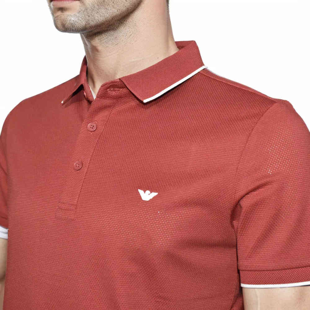 Emporio Armani Red Premium Quality Polo T-shirt-2