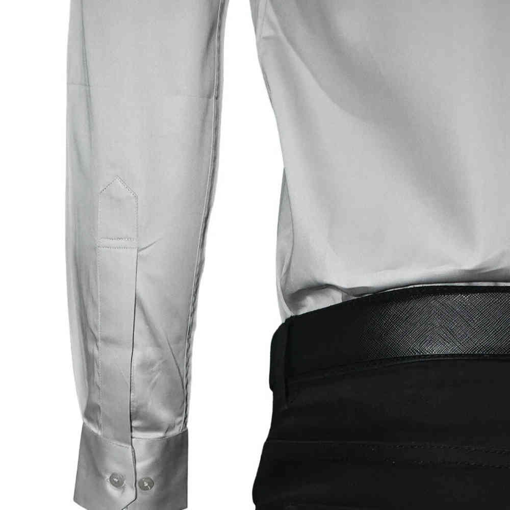 Emporio Armani White Premium Quality Flocking Text On Pocket Shirt-5