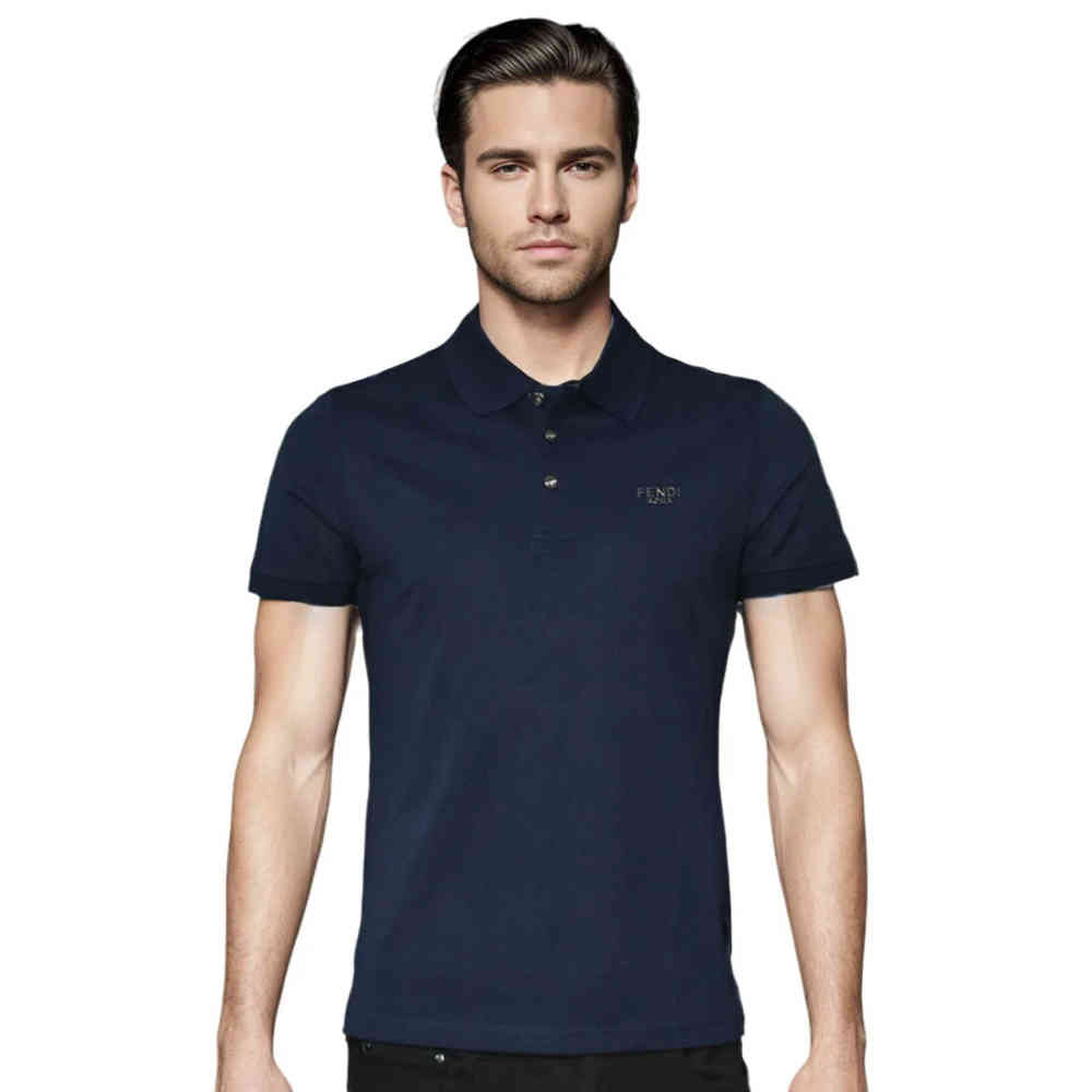 Navy Blue Fendi Black Premium Quality T-shirt