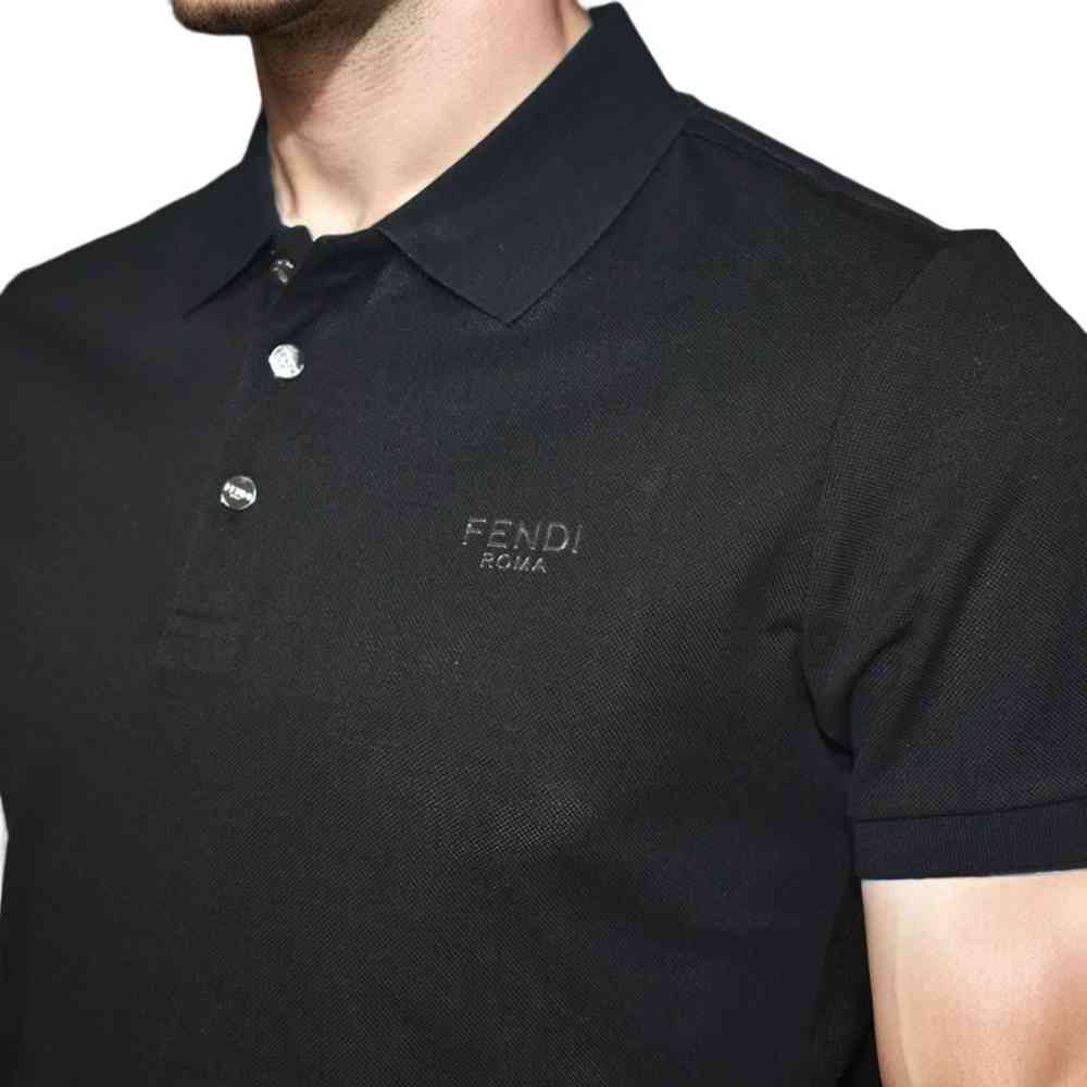 Fendi Black Premium Quality T-shirt-2
