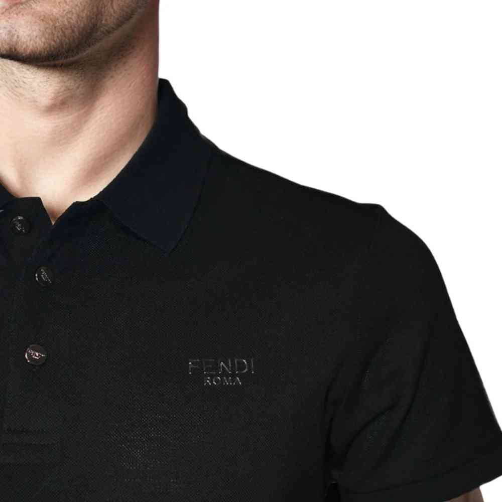 Fendi Black Premium Quality T-shirt-4