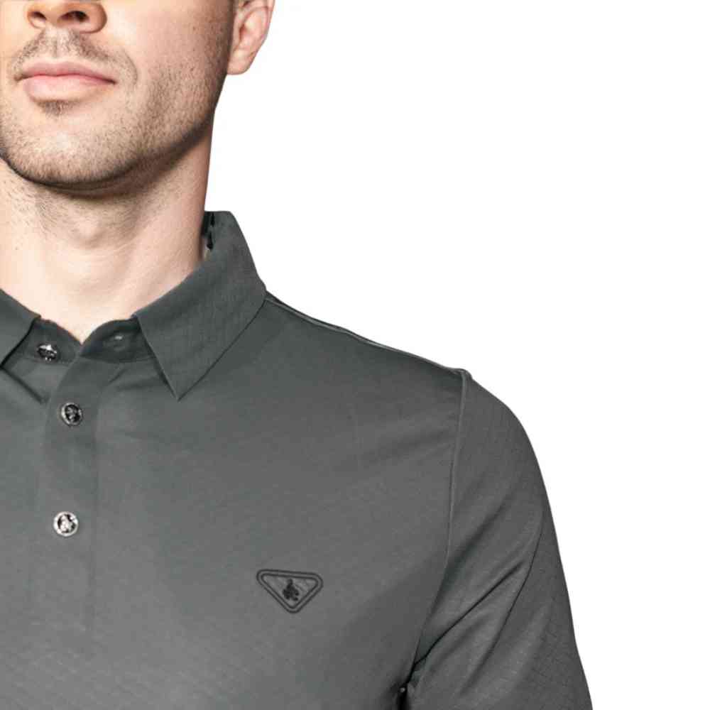 Prada Dark Green Premium Regular Fit Polo T-shirt-thumb-4