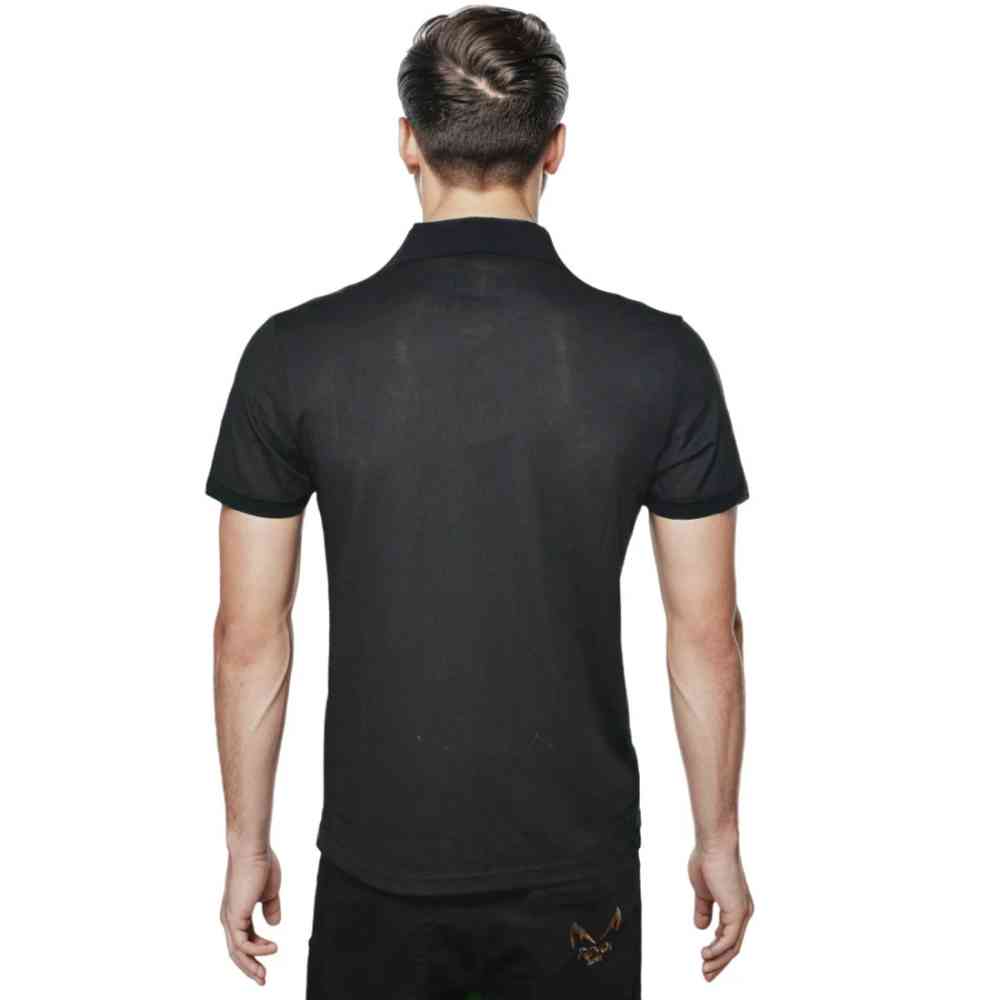 HUGO BOSS Black Embossed Stacked Logo T-shirt-thumb-1